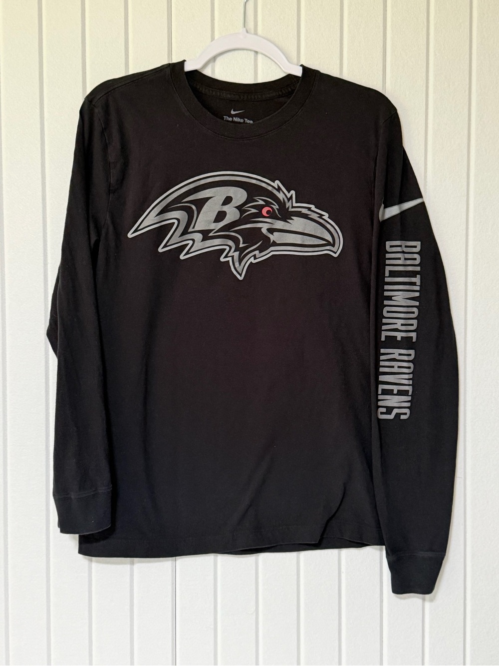 Nike Black Baltimore Ravens Long Sleeve Logo Tee